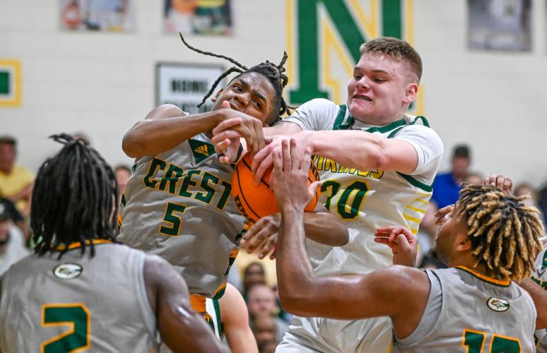 The Vikings defeated Crest 86-50 in the fourth round of the State Playoffs.