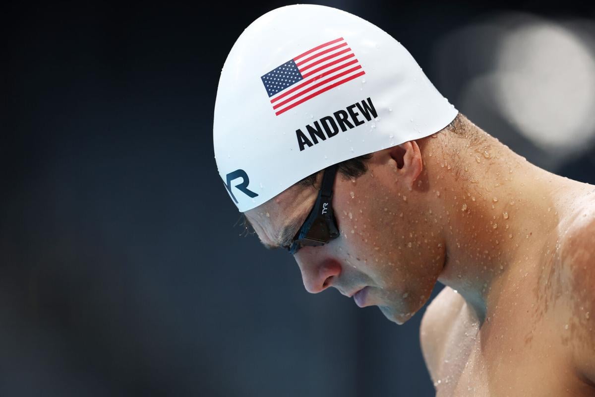 Michael Andrew of Team United States warms up on day five of the Tokyo 2020 Olympic Games at Tokyo Aquatics Centre on Wednesday, July 28, 2021 in Tokyo, Japan.