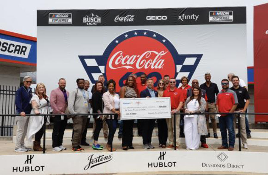 Coke, Walmart make big donation to Speedway Children's Charities