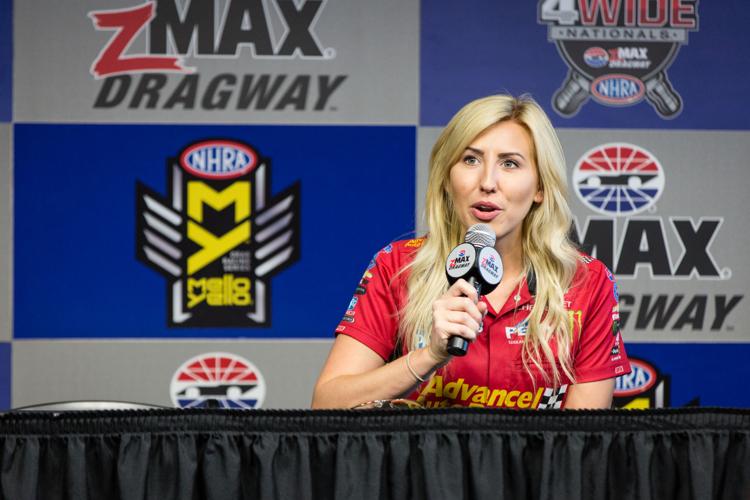 It's Friday at the NHRA 4-Wide Nationals at Zmax Dragway.
