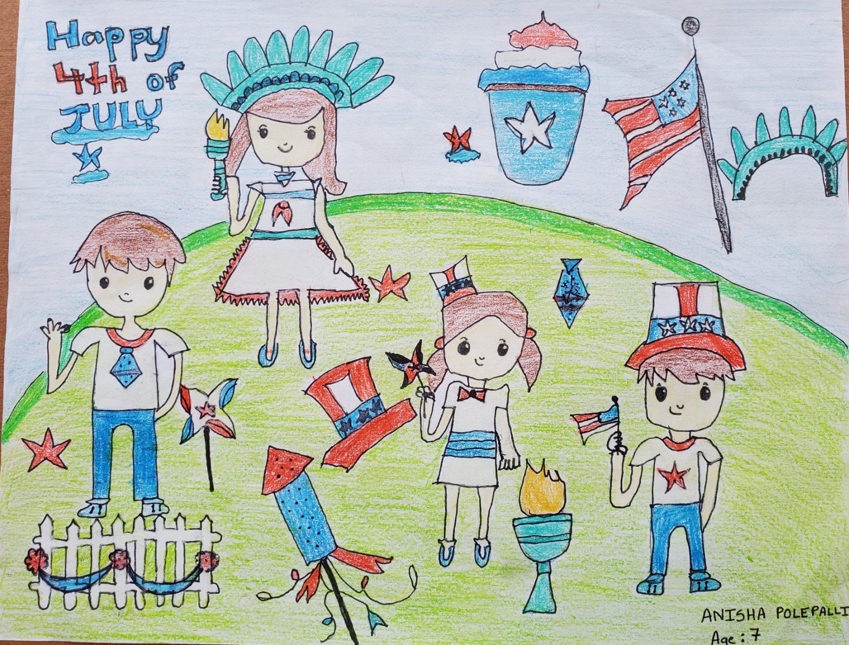 Happy Independence day special drawing for beginners with poster  color_Pallavi Drawing Academy - video Dailymotion