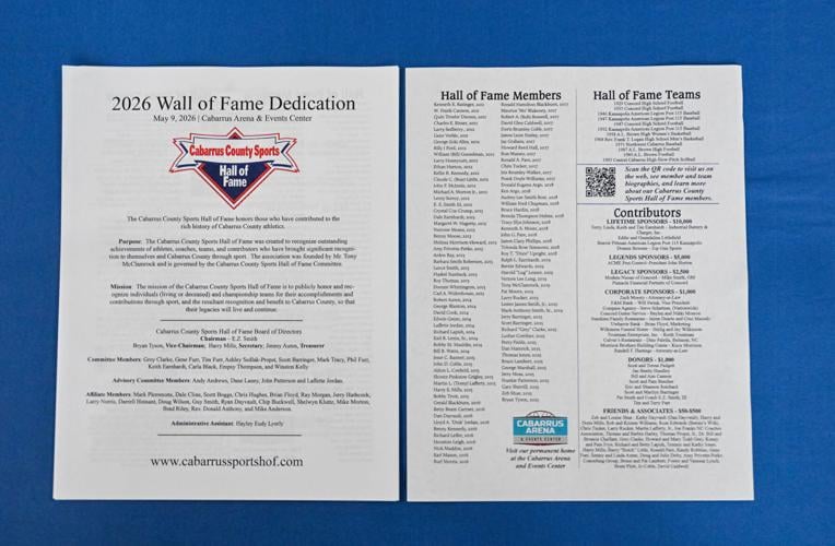 Cabarrus County Sports Hall of Fame