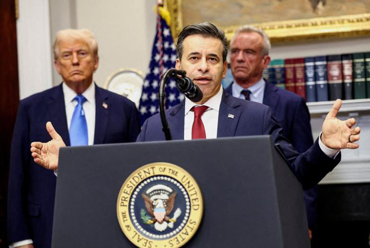 FILE PHOTO: U.S. President Donald Trump makes an announcement at the White House, in Washington, D.C.