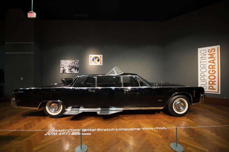 A Lincoln Continental stretch limousine used by Pope Paul VI for a visit to New York City in 1965 and by the Apollo 13 astronauts for a parade in Chicago in 1970, is part of a new exhibit at the Henry Ford Museum "Collecting Mobility: New Objects, New S...