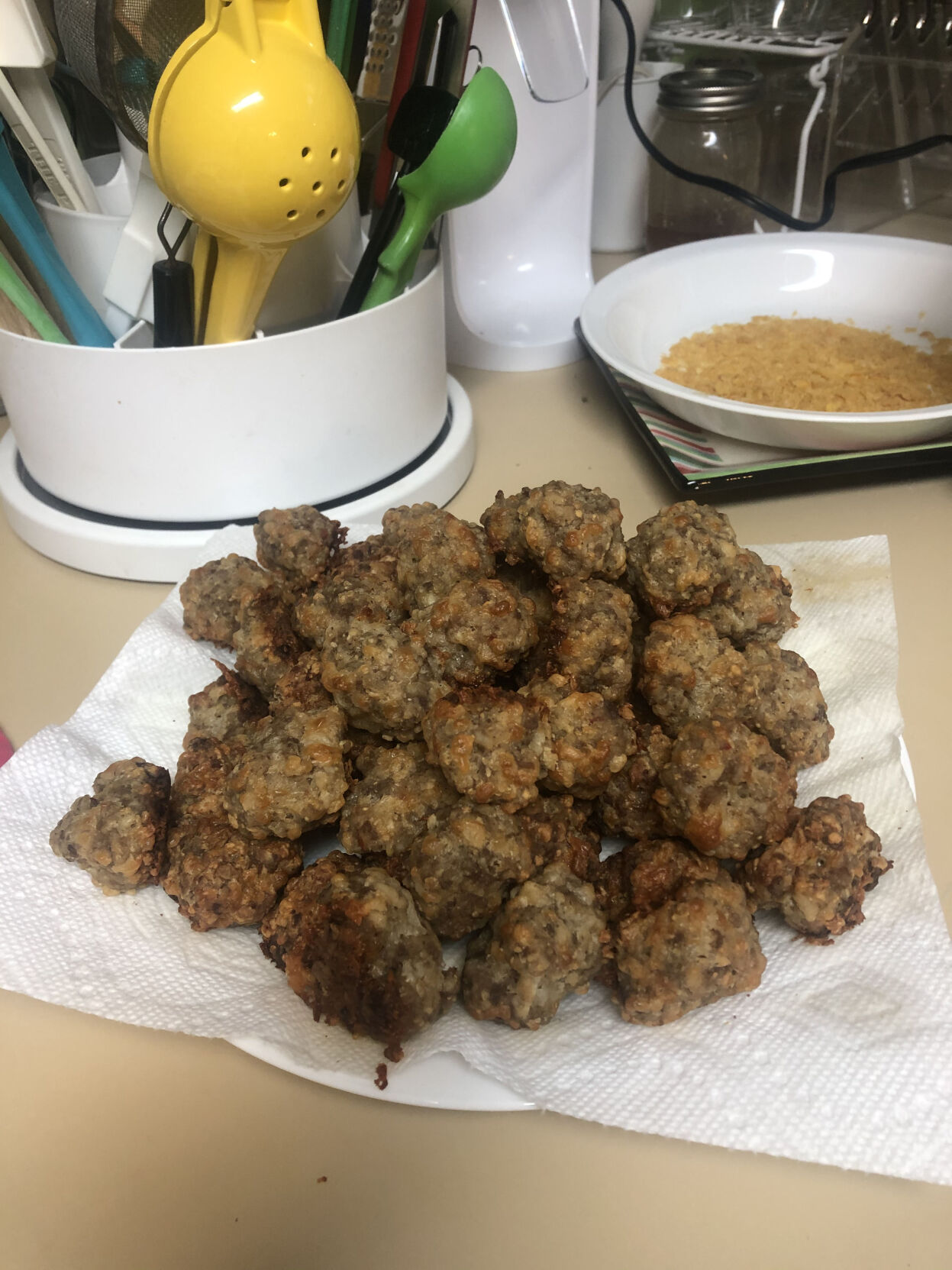 Delicious sauage balls