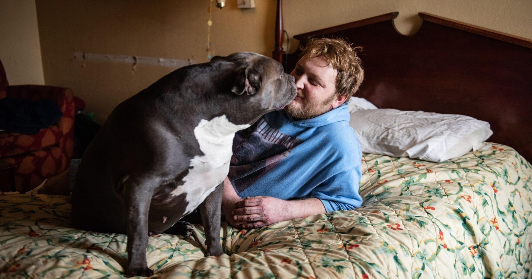 He and his dog usually sleep in a tent. But one act of kindness has become an avalanche of support. - Vimarsana News