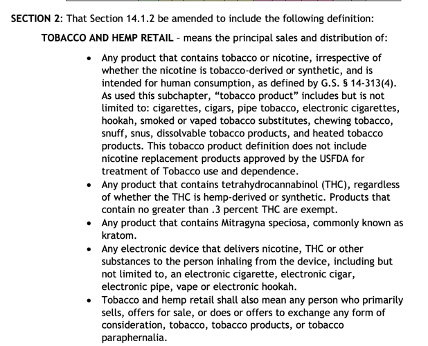 Tobacco and Hemp definitions