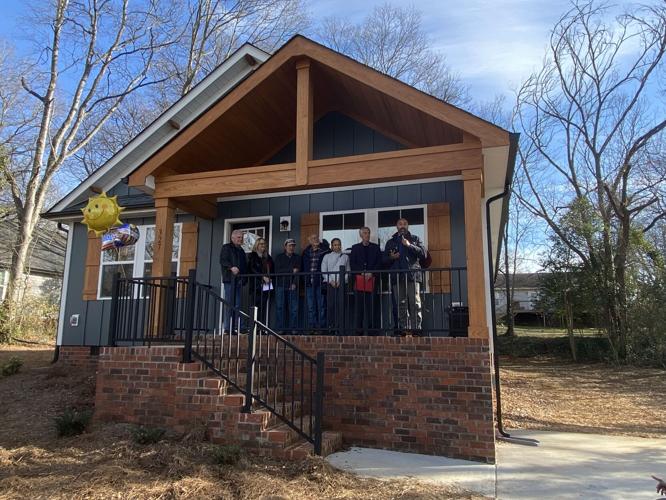 Patrick Graham at Rayven's new home