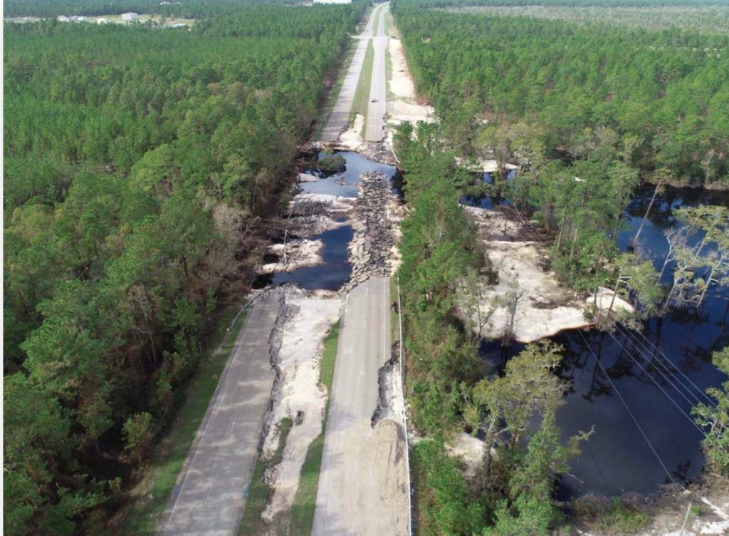 US 421 damage