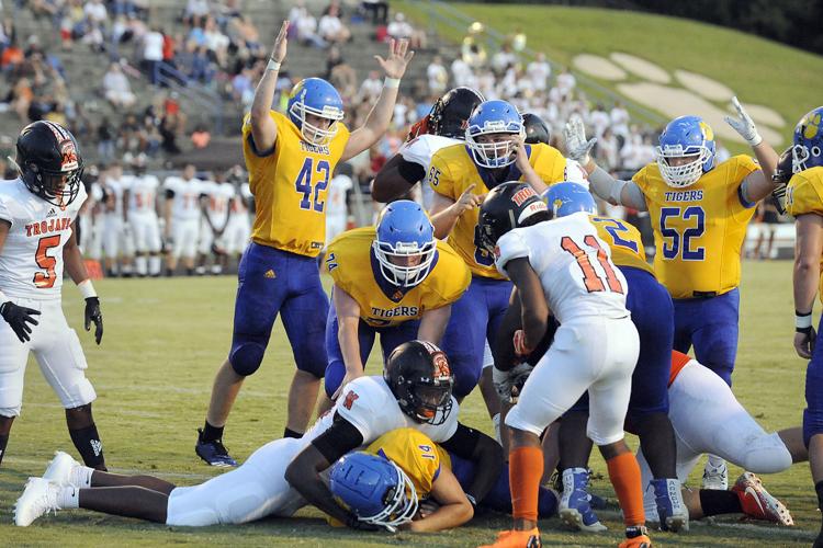 Northwest Cabarrus Trojans at Mt. Pleasant Tigers High School Football Game
