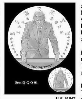 US Mint can produce Trump coin
