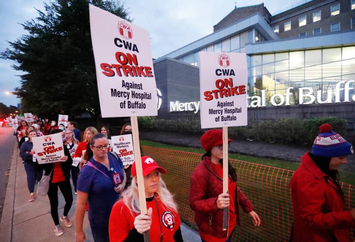 Along Abbott Mercy Hospital Strike