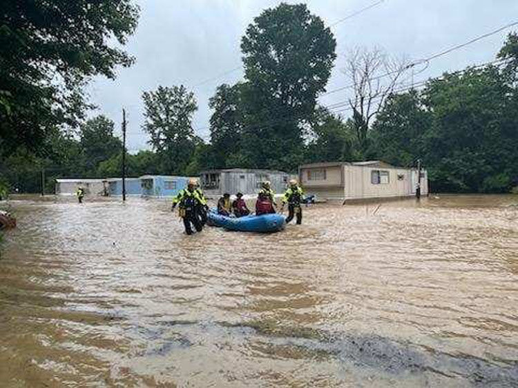 Tiffany Drive flooding