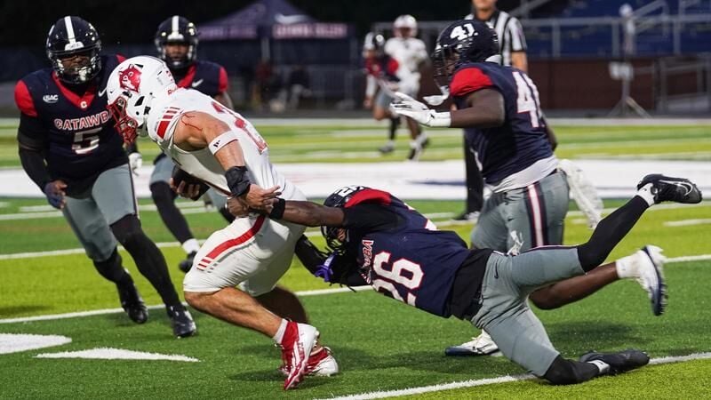 Football Drops Rain-Soaked Affair to Newberry