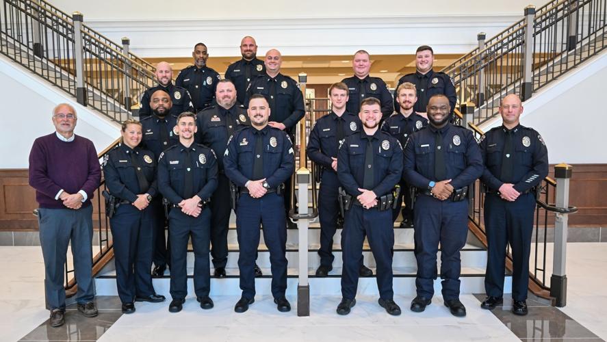New and promoted officers