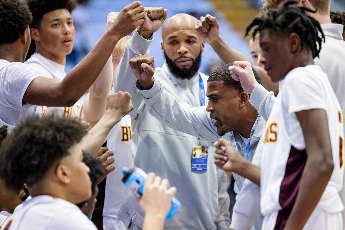 Image gallery from the 2021-22 NCHSAA Class 3A State Championship game between the Jay M. Robinson Bulldogs and the Farmville Central Jaguars at UNC Chapel HillÕs Dean E. Smith Center.  The Bulldogs defeated the Jaguars 70-68 to win the championship.