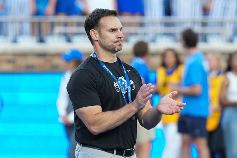 Duke Blue Devils head coach Manny Diaz
