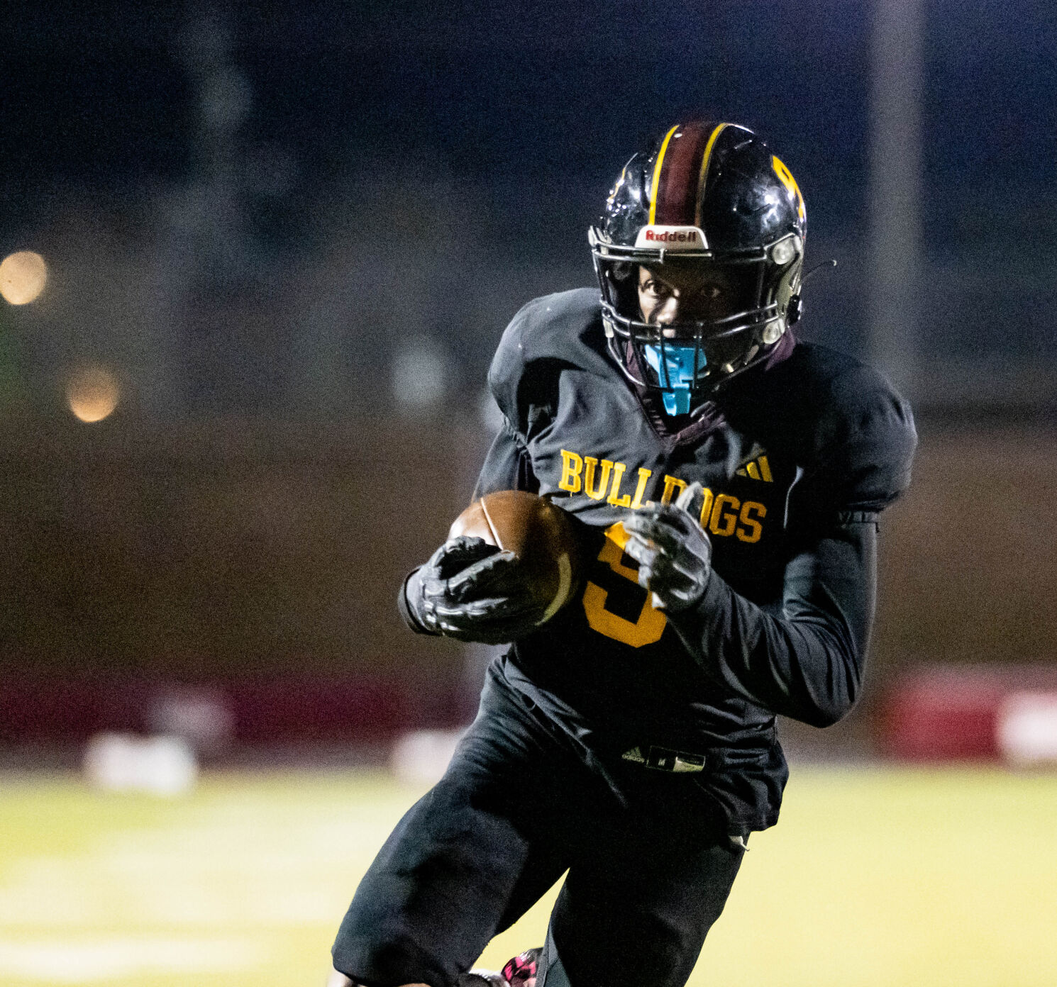 The Red Tornados ended the Bulldogs winning streak in the fourth round of the 2025 NCHSAA Football Championship playoff game 36 - 29.