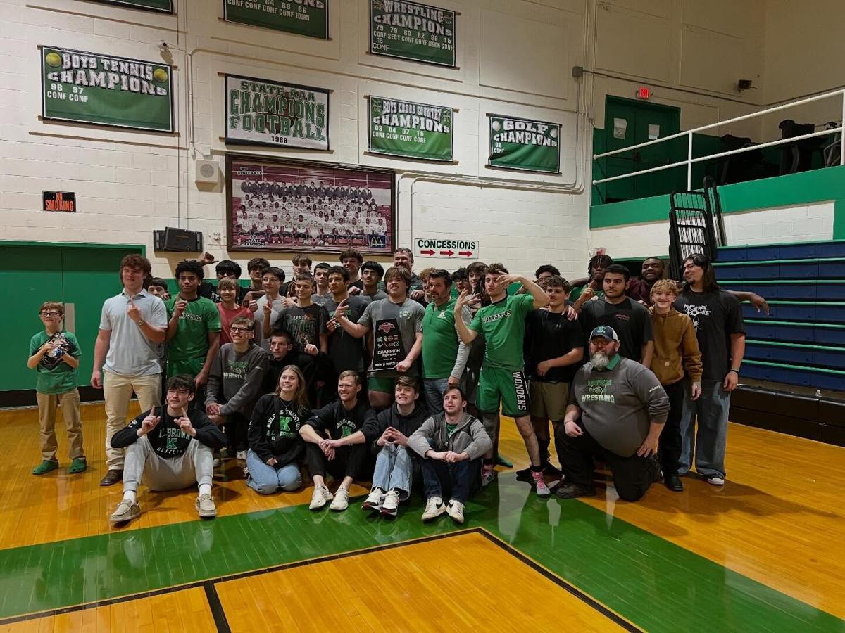 A.L. Brown wrestling