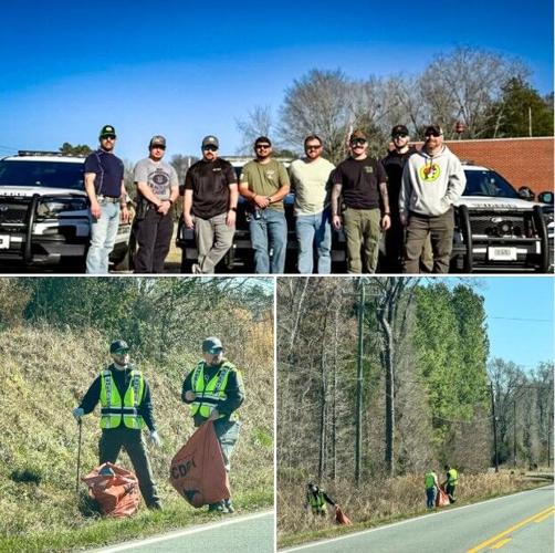 Cabarrus deputies pick up 37 bags of litter along NC 200