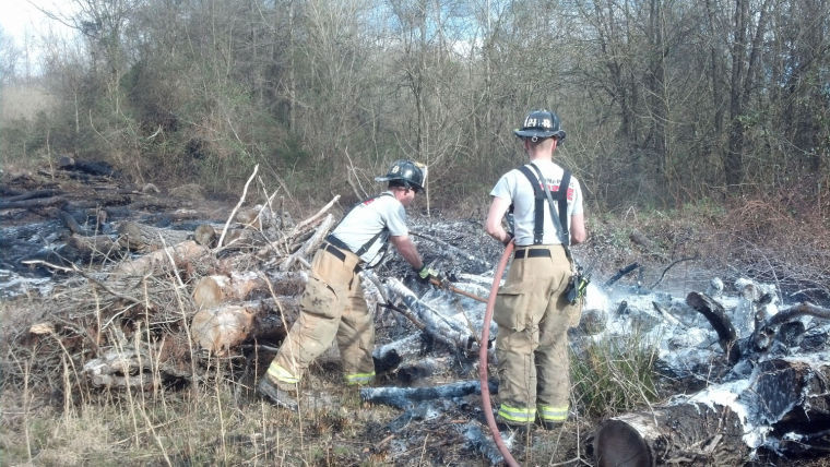 Kannapolis brush fire