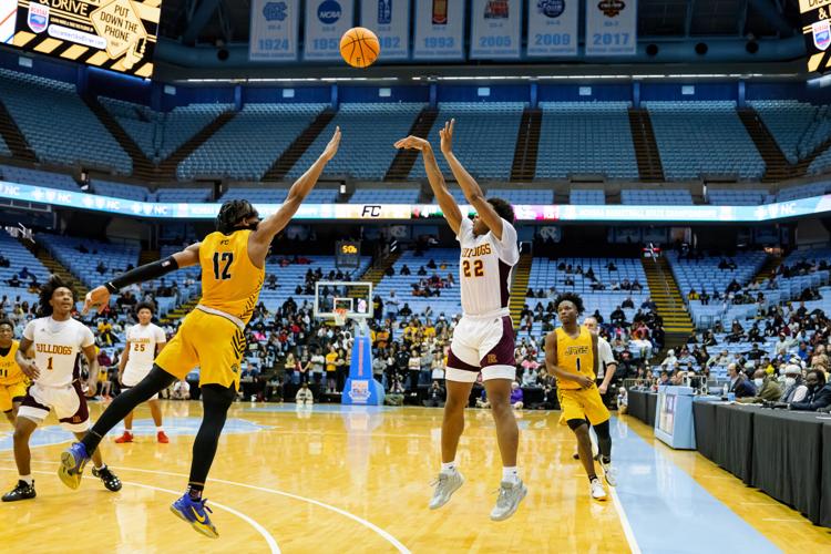 Images from the 2021-22 Class 2A NCHSAA Men’s Basketball State Championship Game on March 12, 2022 at the University of North Carolina’s Dean E. Smith Center in Chapel Hill.