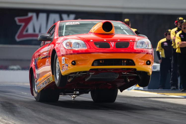 It's Friday at the NHRA 4-Wide Nationals at Zmax Dragway.