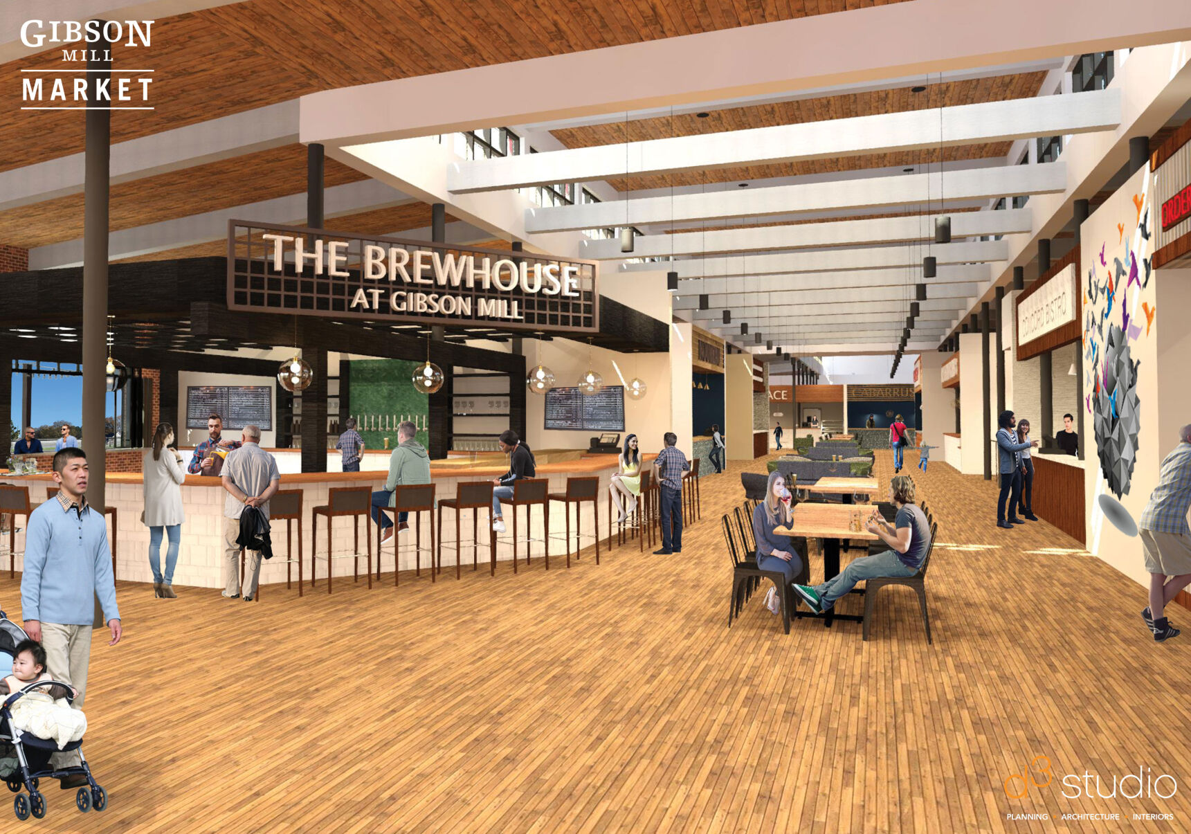 Gibson Mill Market Rendering