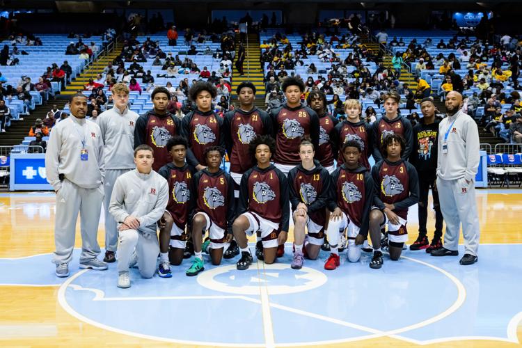 Image gallery from the 2021-22 NCHSAA Class 3A State Championship game between the Jay M. Robinson Bulldogs and the Farmville Central Jaguars at UNC Chapel HillÕs Dean E. Smith Center.  The Bulldogs defeated the Jaguars 70-68 to win the championship.