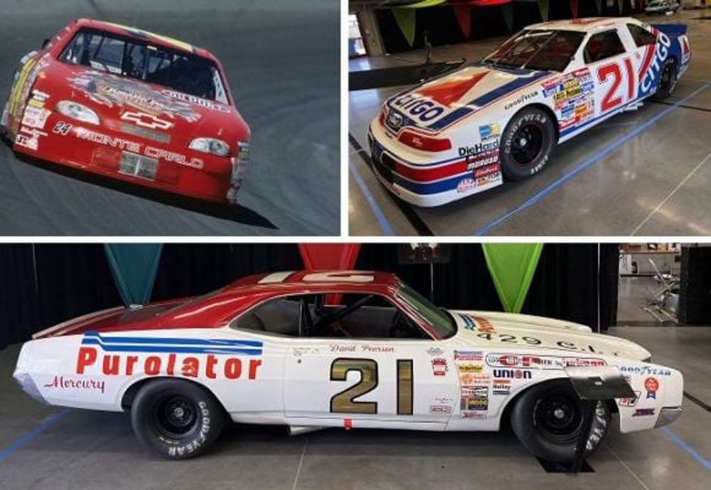Historic NASCAR display highlights AutoFair at Charlotte Motor Speedway