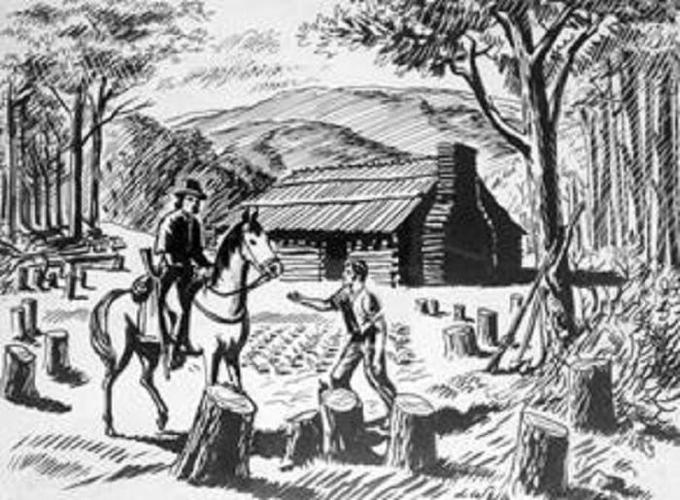 'Arrival of the Circuit Rider'