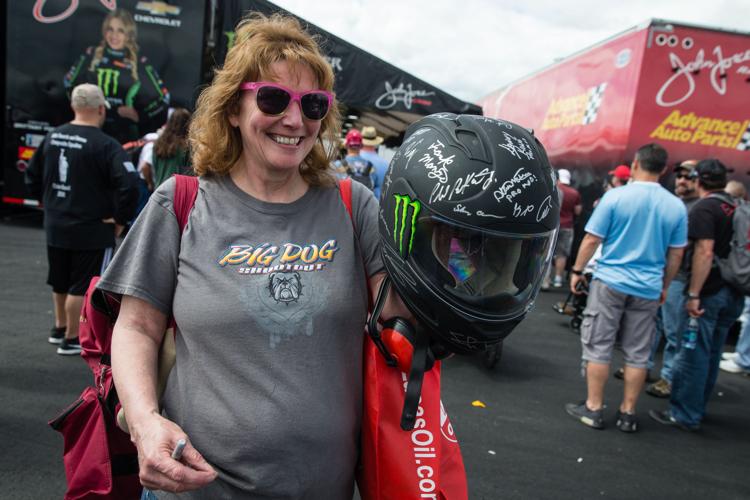 It's Friday at the NHRA 4-Wide Nationals at Zmax Dragway.