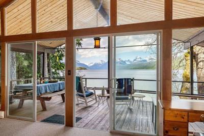 Glacier inholding home for sale