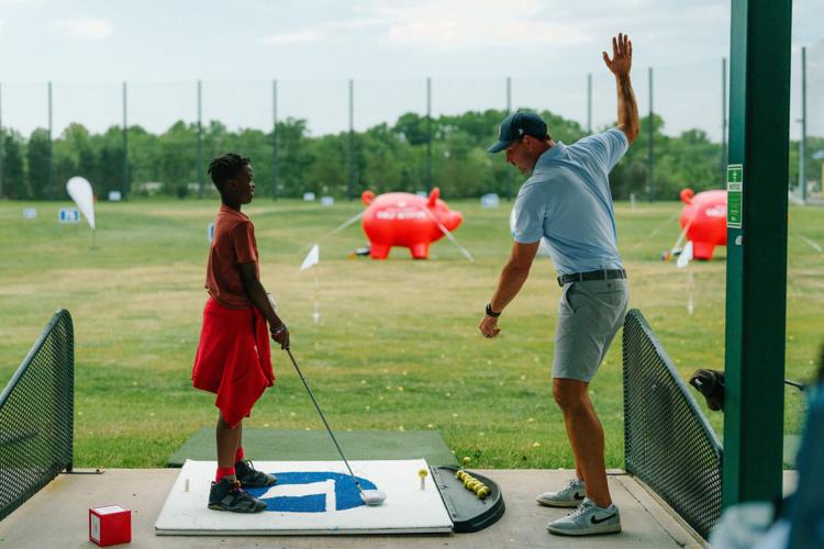 Former Washington Nationals All-Star Ryan Zimmerman taught kids golf and life lessons at a May 19 event in Maryland.