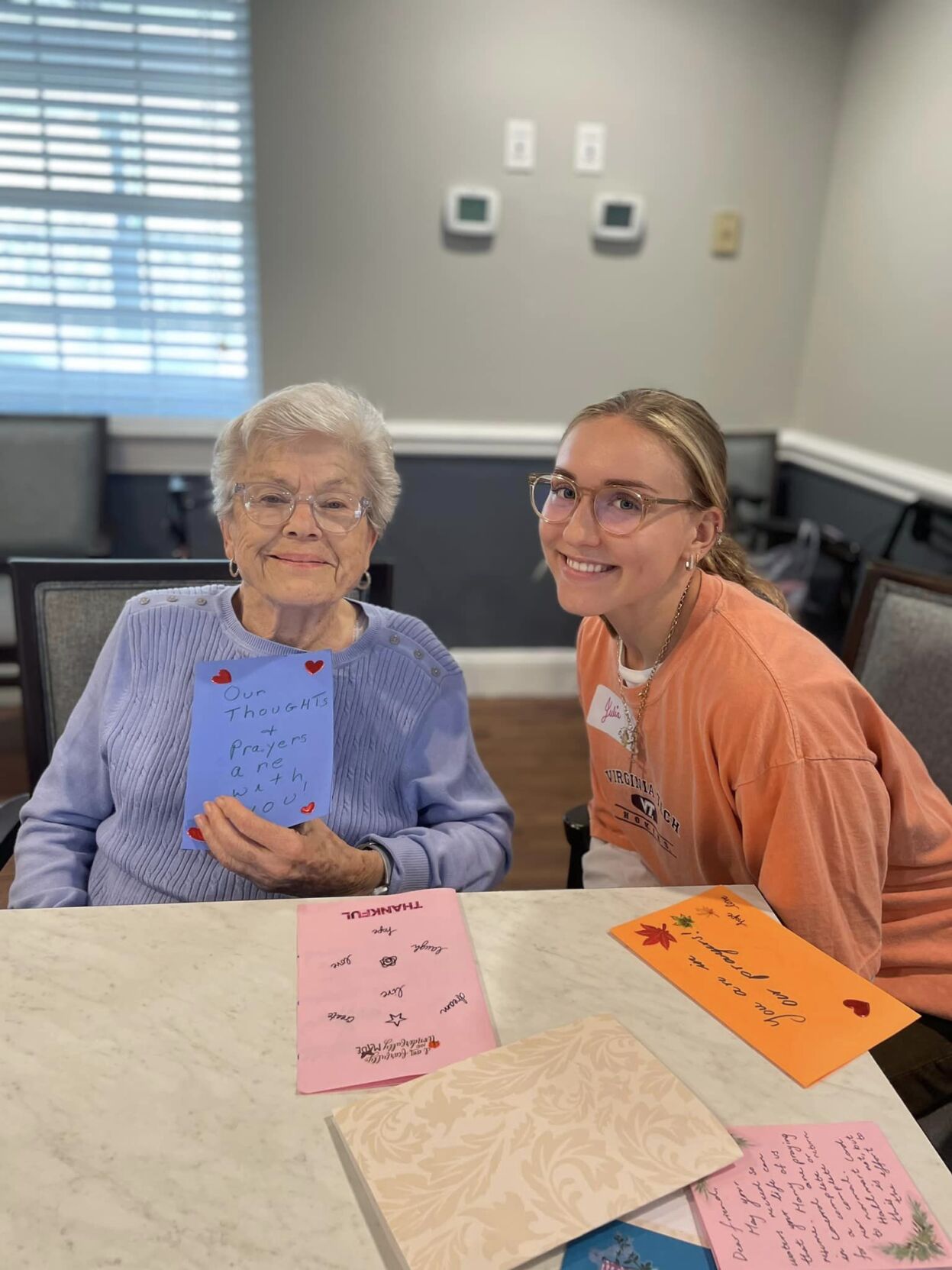 Another resident with card