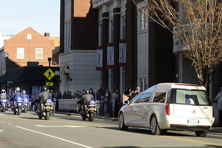 Processional for fallen Concord Police Officer Jason Shuping