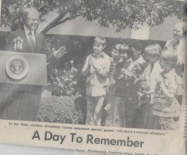 Jimmy Carter newspaper photo