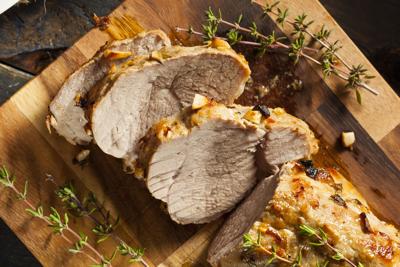 Pork tenderloin and pork sirloin roast both meet the American Heart Association’ s criteria for a food that is low in fat, saturated fat and sodium.