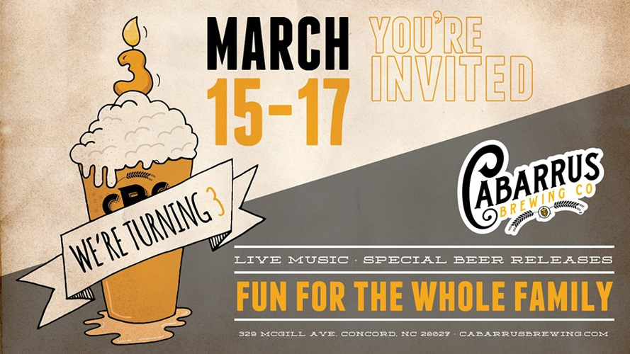 Cabarrus Brewing birthday party