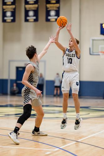 The Concord Academy Eagles defeated the High Point Christian Academy Cougars 70-66 to win the 2021-22 NCISAA Class 3A State Championship.
