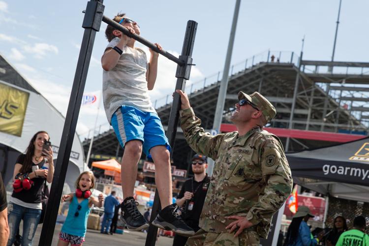 It's Friday at the NHRA 4-Wide Nationals at Zmax Dragway.