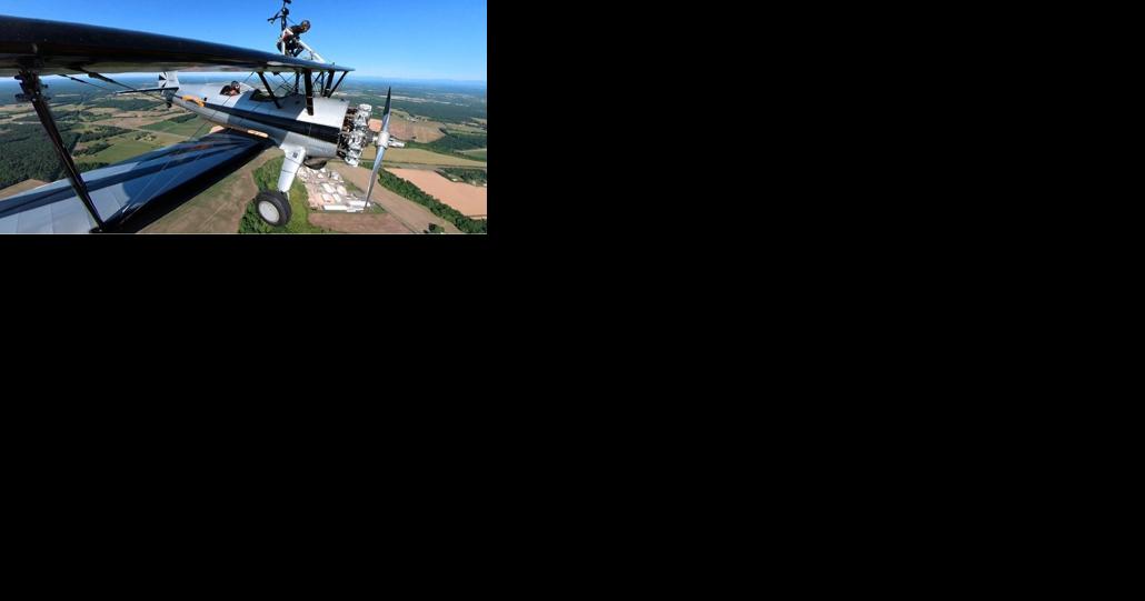 Rare air: Greensboro mom flies high on plane's wing — with her son piloting - Vimarsana News