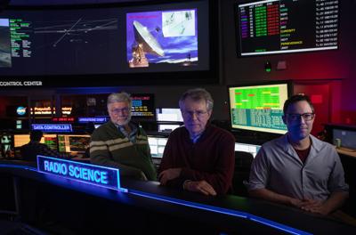 Jet Propulsion Laboratory scientists Lance Benner, Paul Chodas and Mark Haynes are studying the 1,100- foot wide asteroid Apophis, which will come within viewing distance of Earth on April 13, 2029.