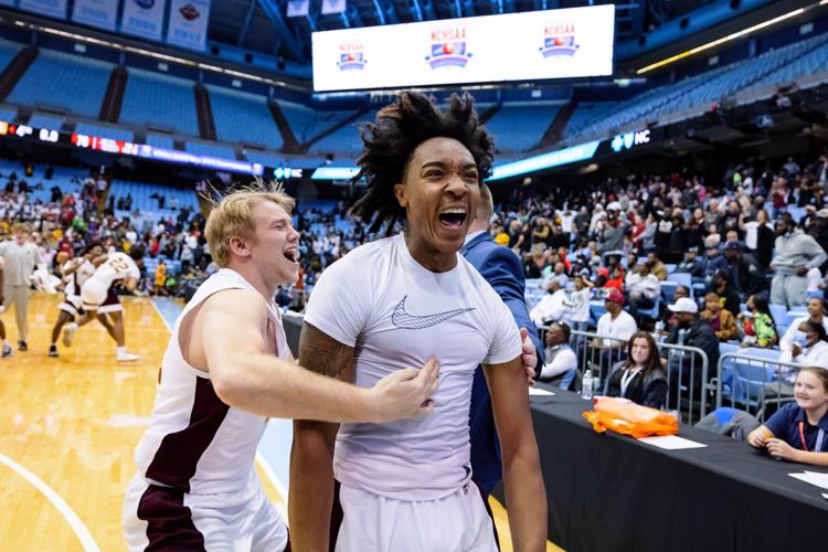 Image gallery from the 2021-22 NCHSAA Class 3A State Championship game between the Jay M. Robinson Bulldogs and the Farmville Central Jaguars at UNC Chapel HillÕs Dean E. Smith Center.  The Bulldogs defeated the Jaguars 70-68 to win the championship.