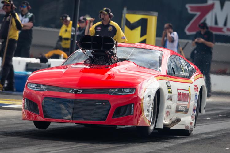 It's Friday at the NHRA 4-Wide Nationals at Zmax Dragway.