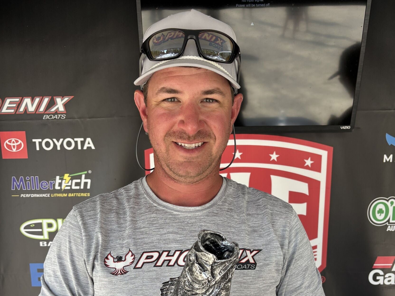 Boater winner Jason Barnes of Concord