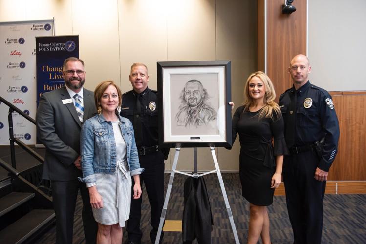 Haylee Shuping with artwork