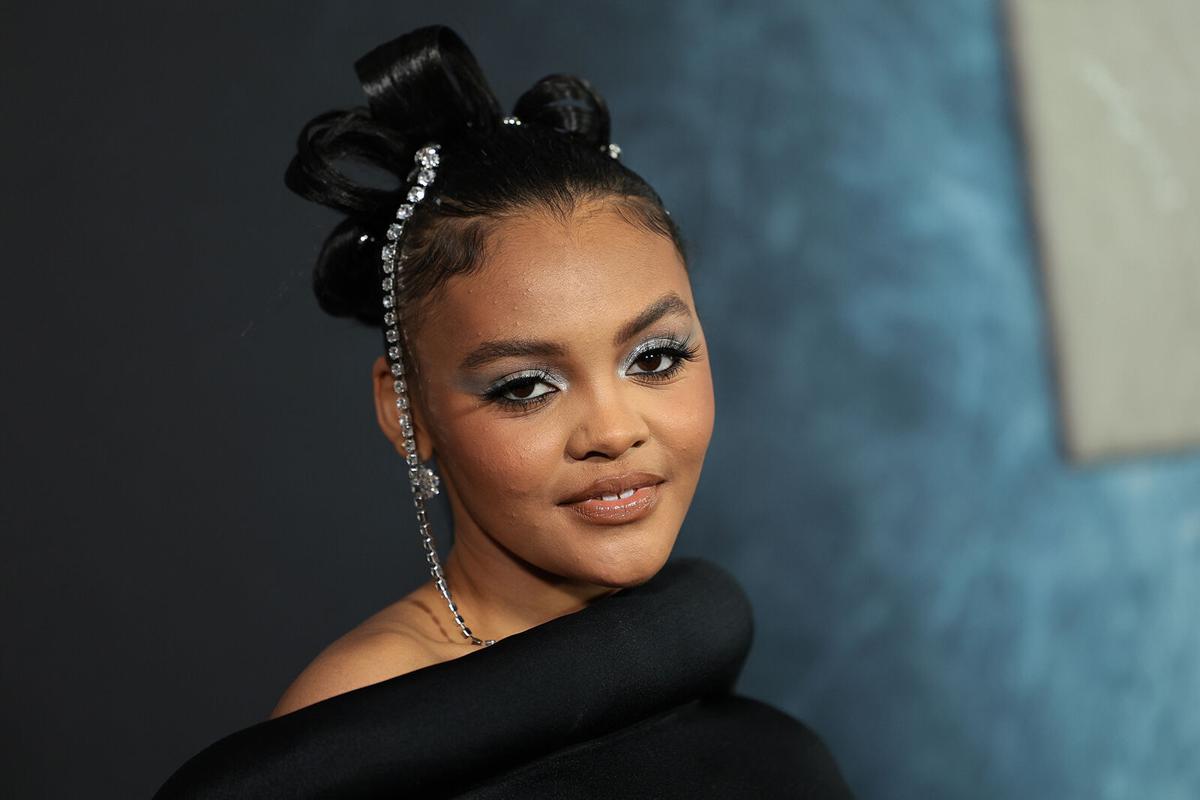 Celeste O'Connor attends the premiere of "Ghostbusters: Frozen Empire" at AMC Lincoln Square Theater on March 14, 2024, in New York City.