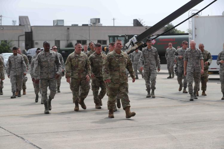 Governor Phil Murphy and U.S. Representative Donald Norcross visits military base