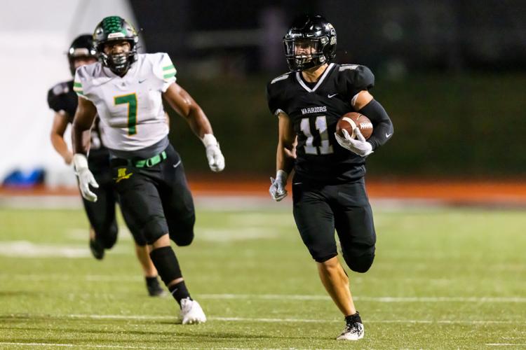 The Cabarrus Warriors were defeated by the Harrells Christian Academy Crusaders 21-14 on Friday Night at Cannon High School.